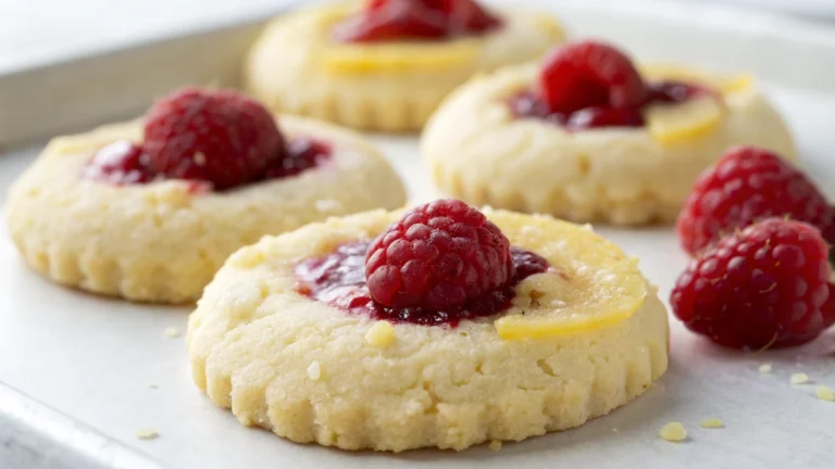 Biscuits Framboise Citron - recette française