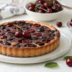 Clafoutis Cerises & Chocolat Noir - recette française