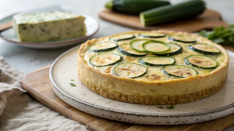 Flan léger aux courgettes - recette française