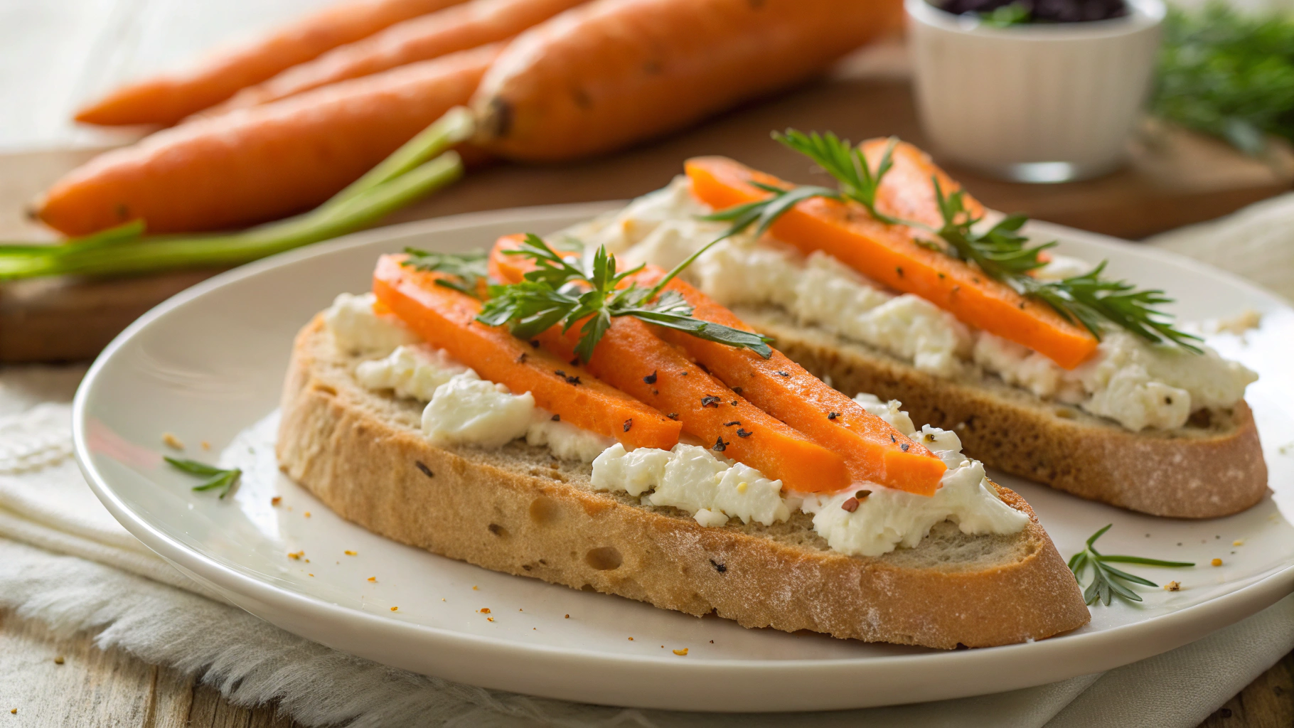 Tartinade Fraîcheur Carottes & Fromage - instructions de préparation