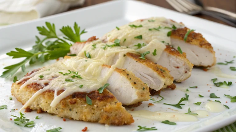 Aiguillettes de poulet au parmesan - recette française