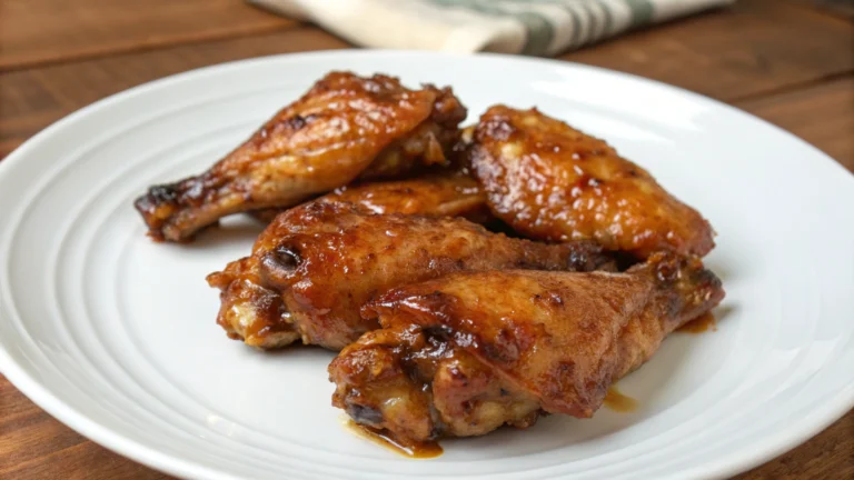 Ailes de poulet caramélisées au miel - recette française