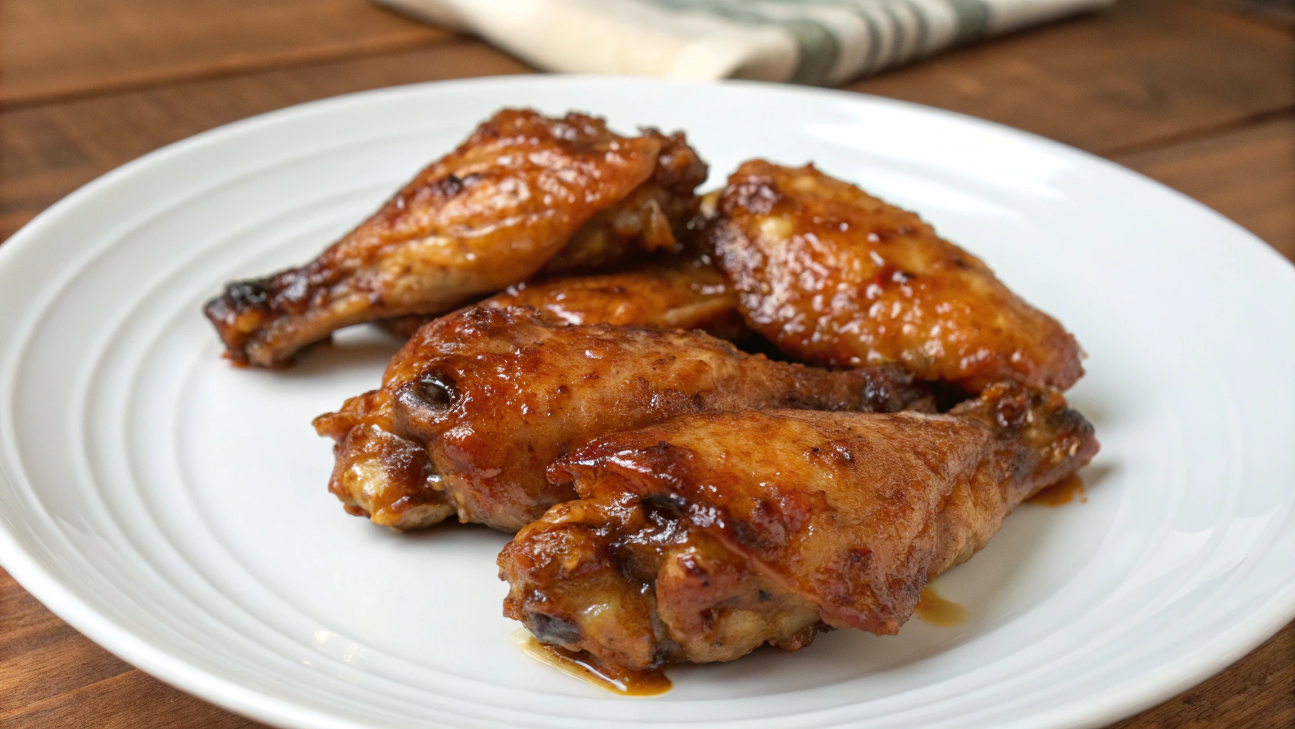 Ailes de poulet caramélisées au miel - instructions de préparation