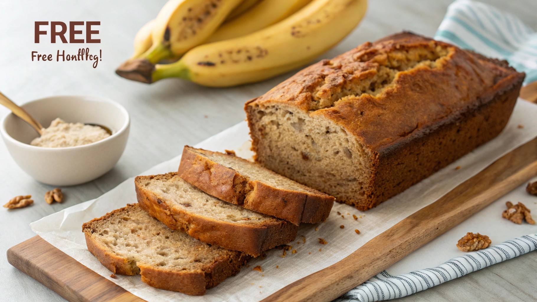 Banana Bread Moelleux et Healthy - instructions de préparation