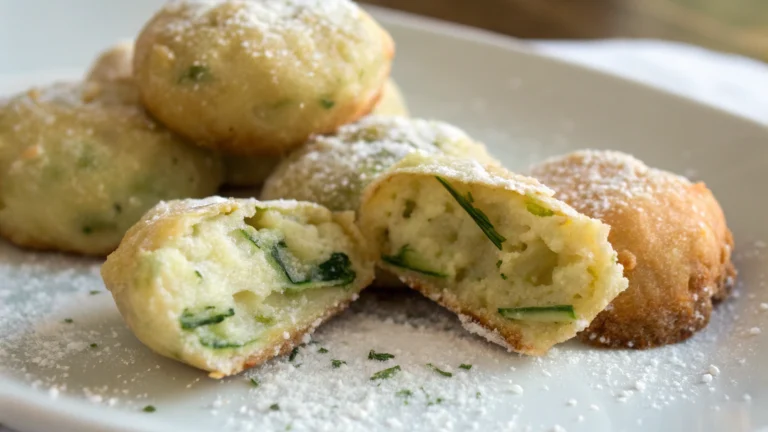 Beignets de courgettes moelleux sans friture - recette française