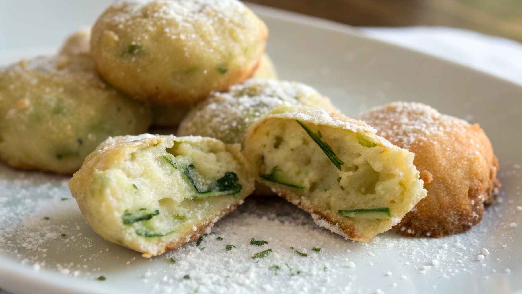Beignets de courgettes moelleux sans friture - instructions de préparation