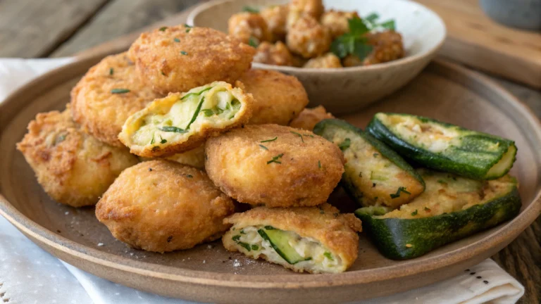 Beignets de Poulet et de Courgettes - recette française