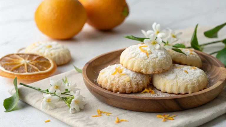 Biscuits moelleux à la fleur d’oranger - recette française