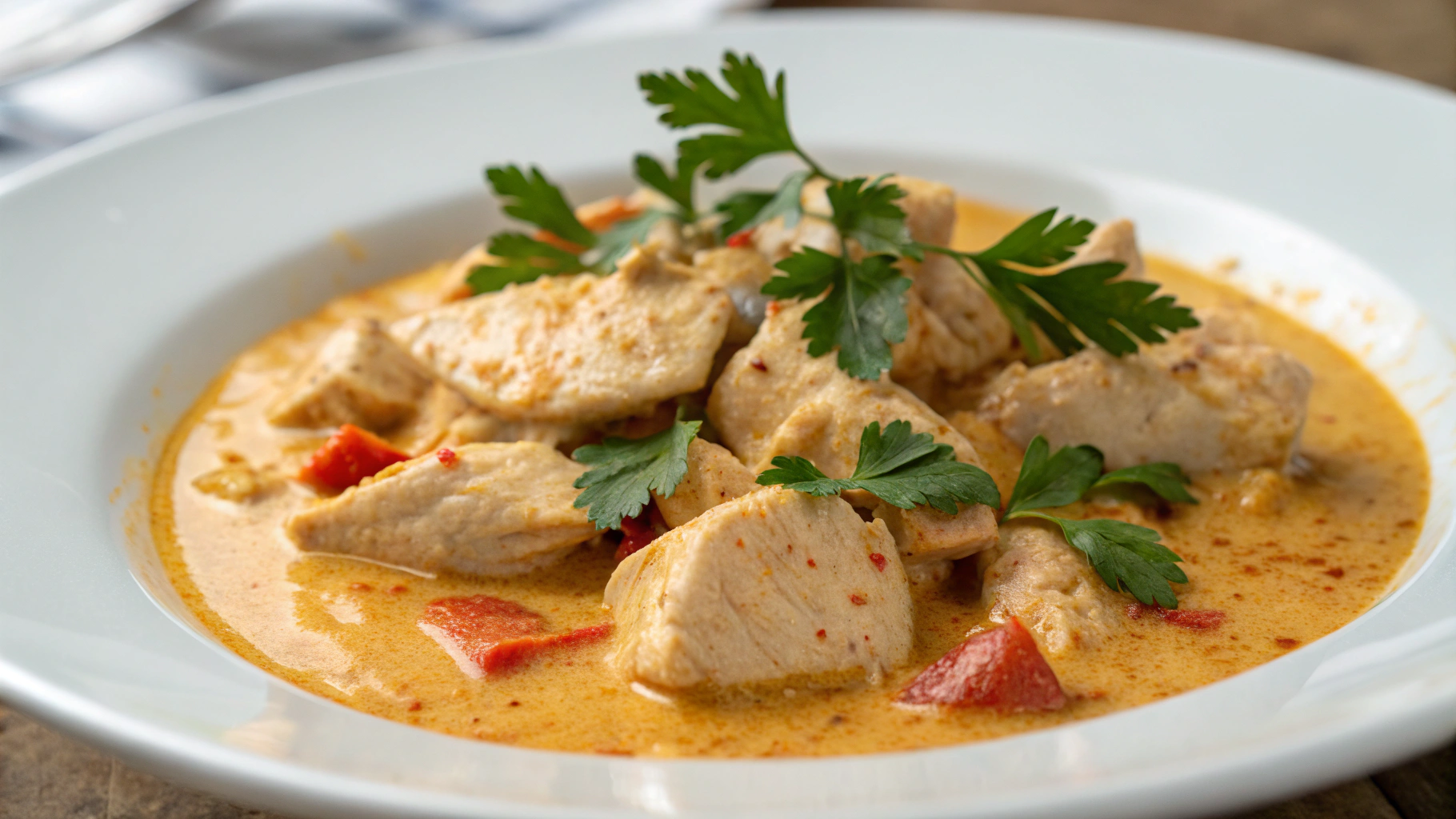Blanquette de Poulet au Paprika Doux - instructions de préparation