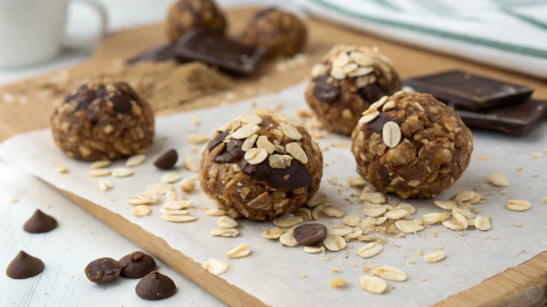 Bouchées de chocolat aux flocons d’avoine - recette française