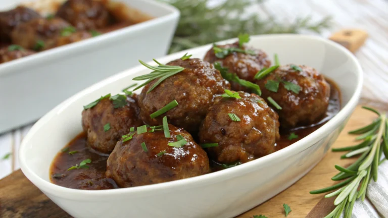Boulettes de steak Salisbury à la mijoteuse - recette française