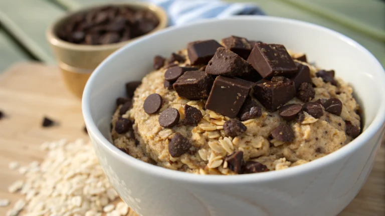 Bowlcake aux flocons d’avoine et au chocolat - recette française