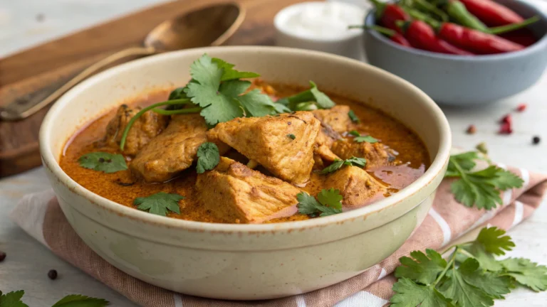 Bricks poulet curry - recette française