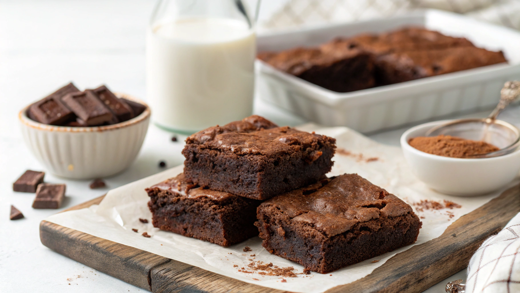 Brownies ultra moelleux - instructions de préparation