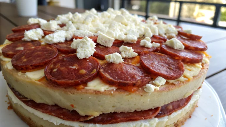 Cake au chorizo & chèvre - recette française
