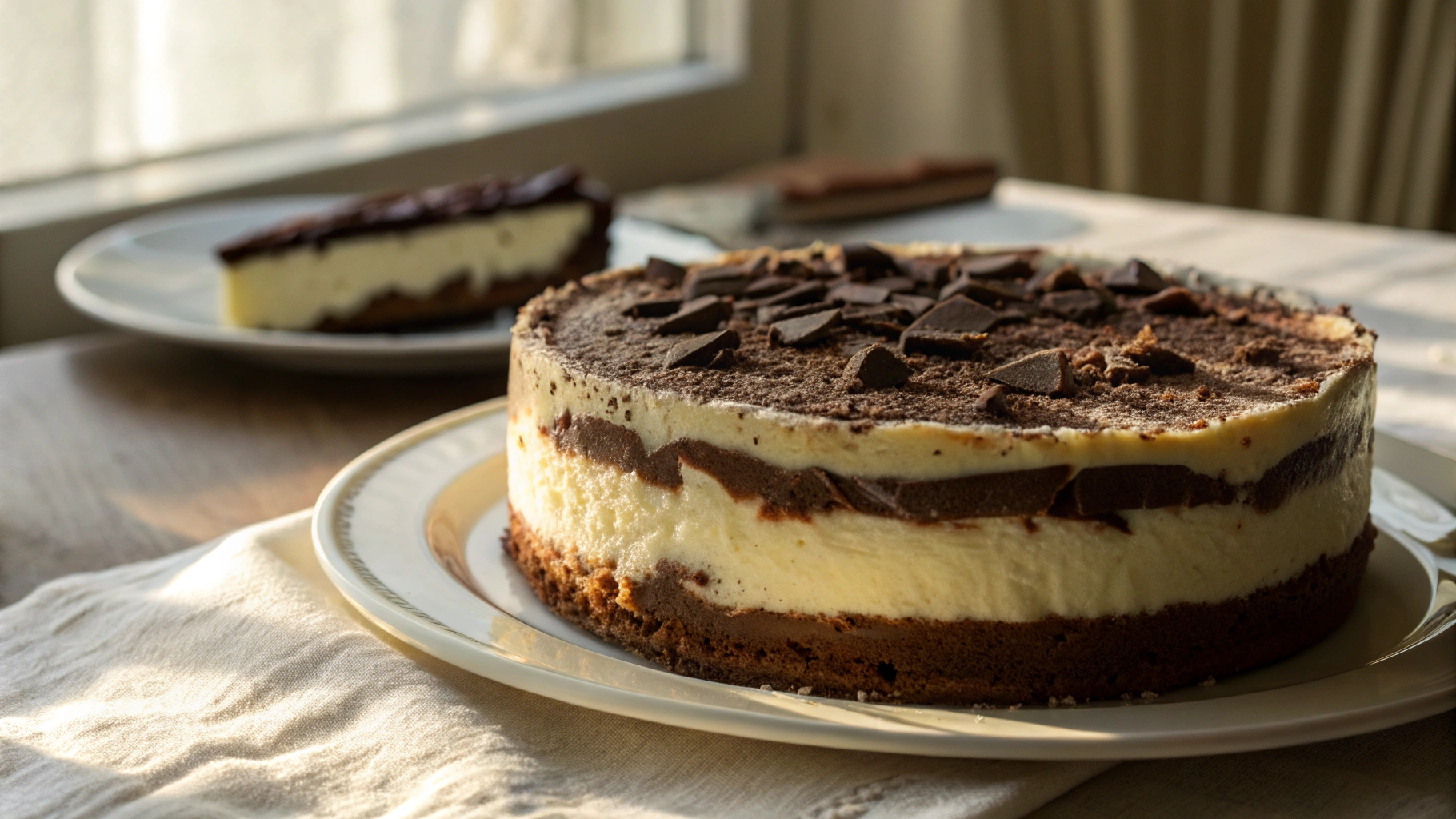 Cake au mascarpone et chocolat - recette française