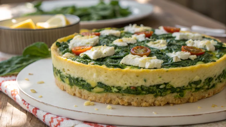 Cake Épinards, Fêta & Soleil - recette française