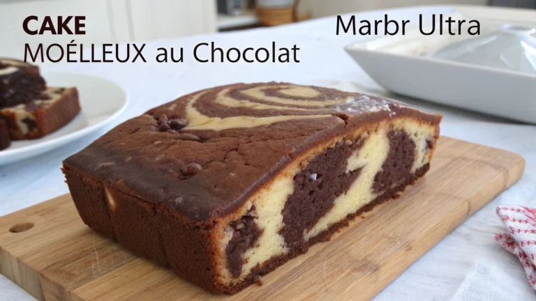 Cake Marbré Ultra Moelleux au Chocolat - recette française