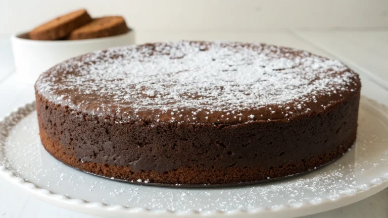 Cake moelleux au chocolat - recette française