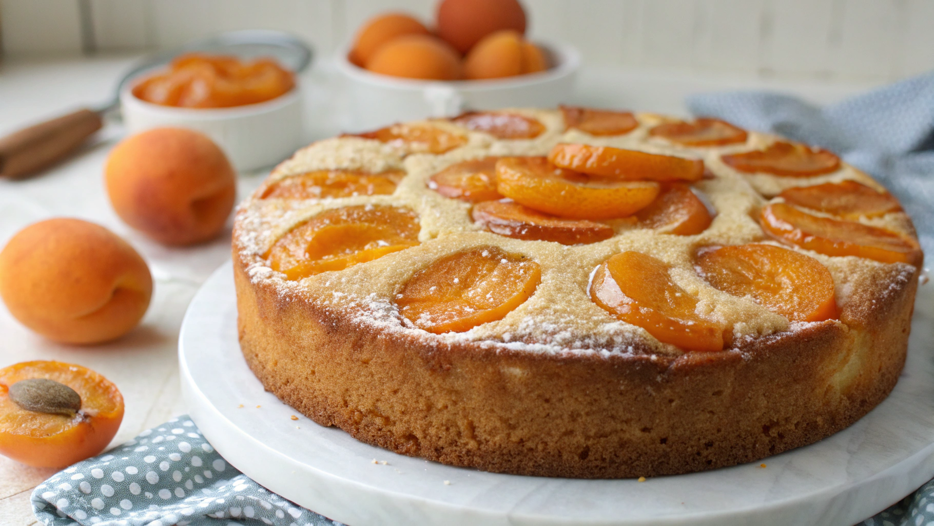 Cake Moelleux au Yaourt et Abricots - recette française