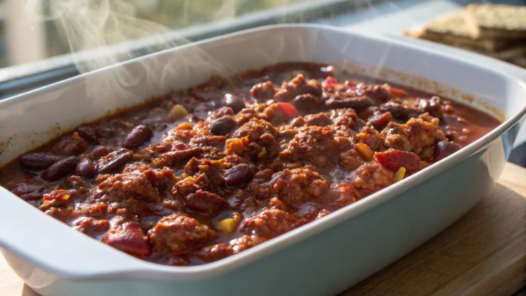 Chili con carne maison, façon mijotée - recette française