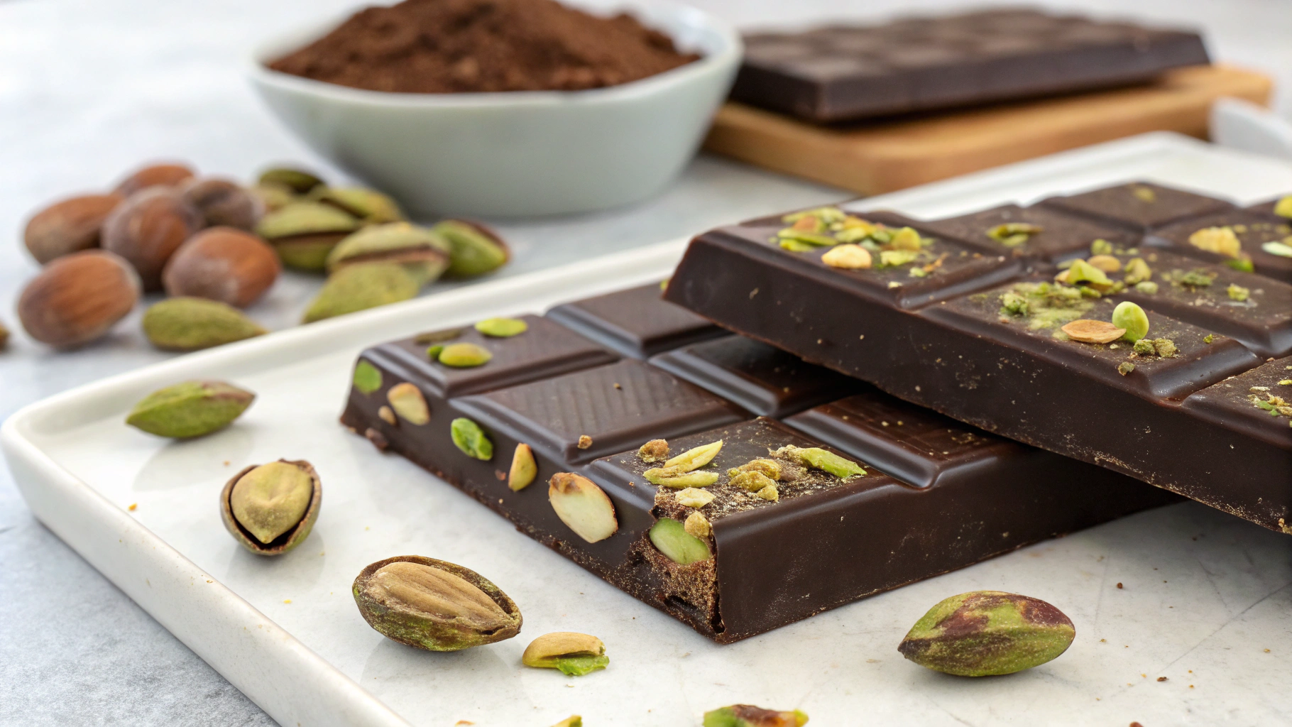 Chocolat Dubaï aux Pistaches - instructions de préparation