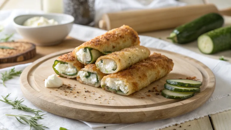 Cigares de Courgettes Ultra Croustillants à la Feta & Mozzarella - recette française