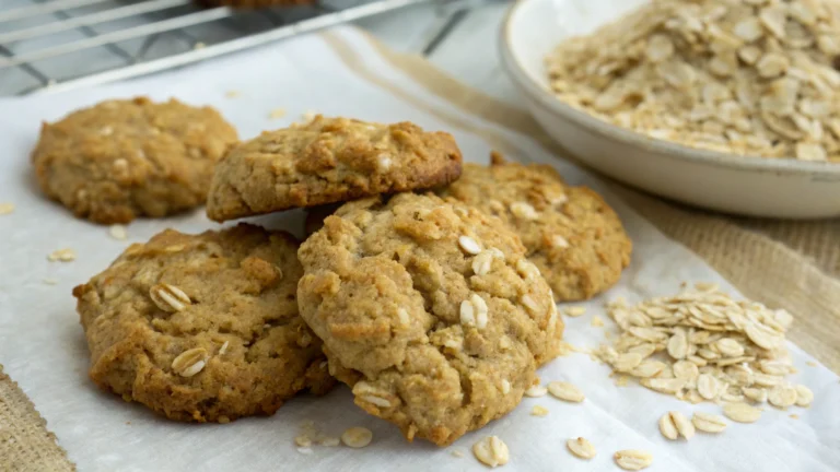 Cookies aux flocons d’avoine sans farine - recette française