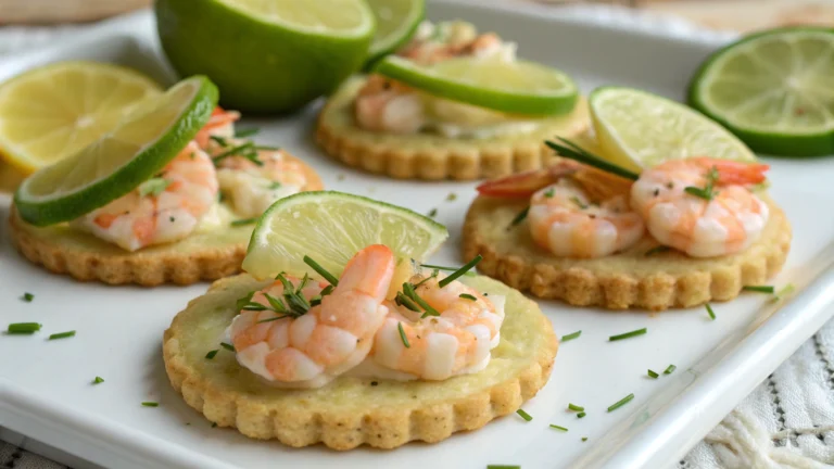 Cookies Salés aux Crevettes et Citron Vert - recette française