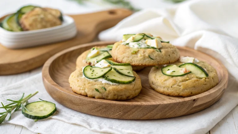 Cookies salés courgette & chèvre - recette française