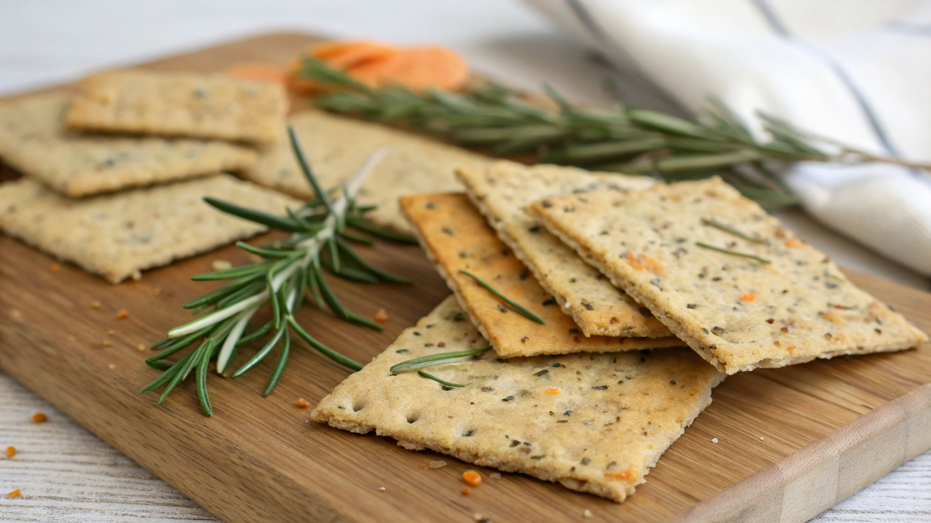 Crackers de patate douce, romarin et avoine - instructions de préparation
