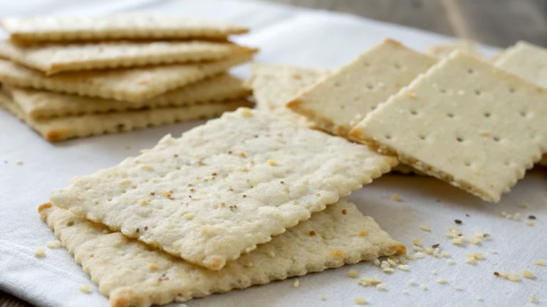 Crackers sans farine - recette française