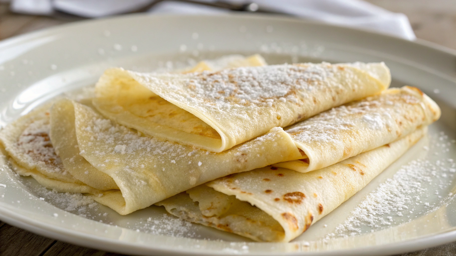 Crêpes légères à la vanille - recette française
