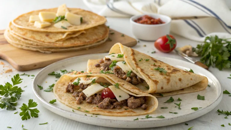 Crêpes Salées à la Viande Hachée - recette française