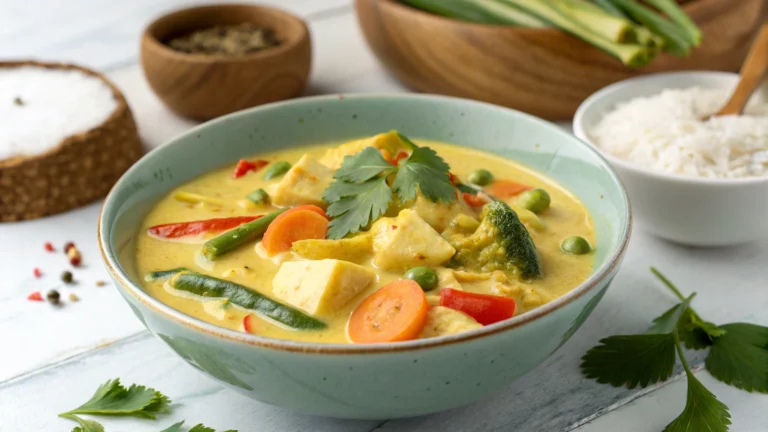Curry de légumes crémeux au lait de coco - recette française