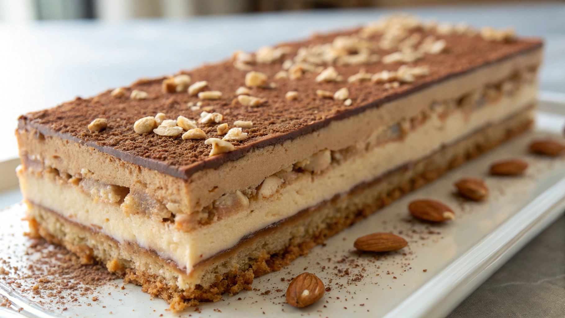 Dacquoise Pralinée Croustillante - recette française