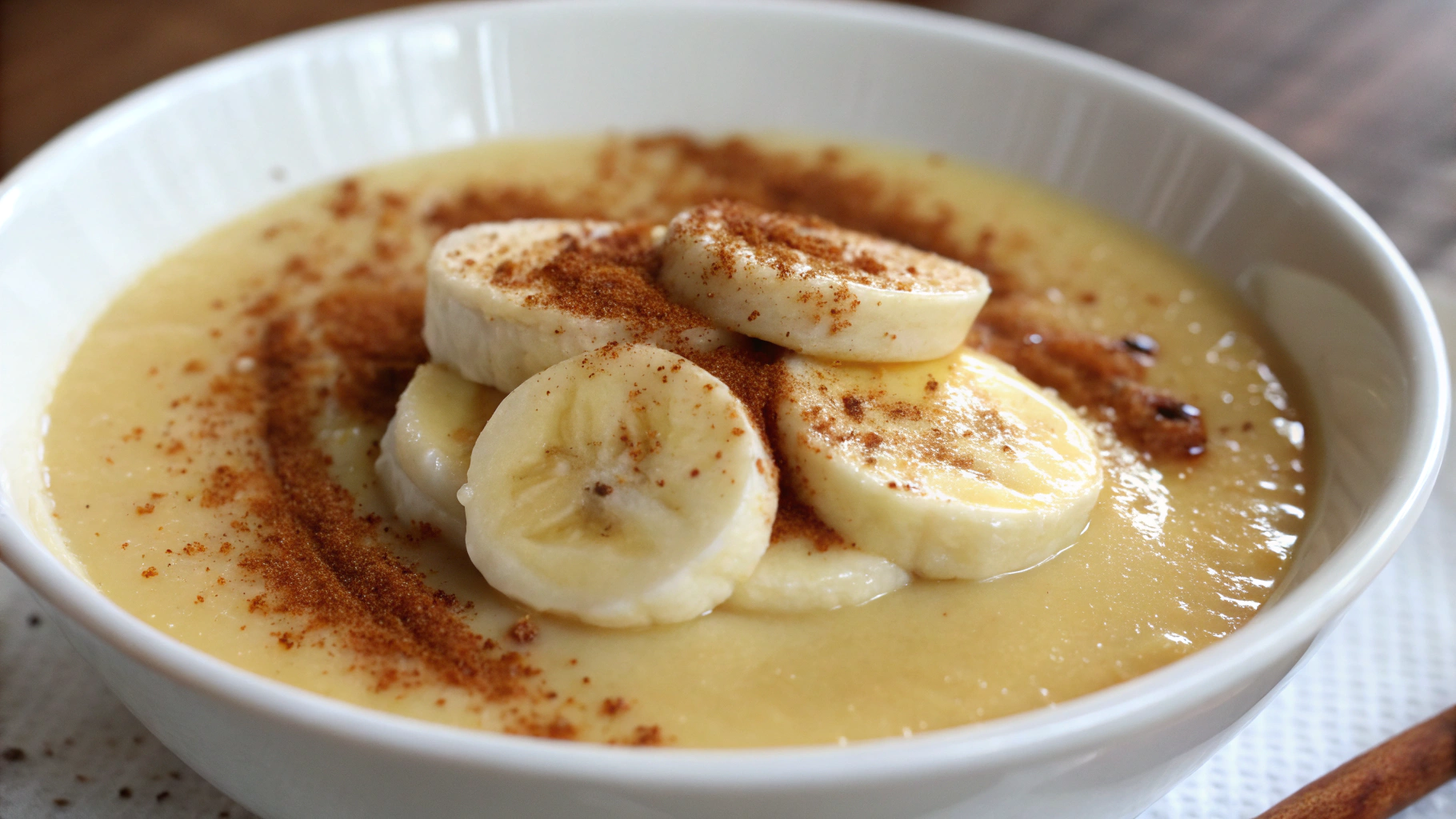 Dessert crémeux à la banane - instructions de préparation