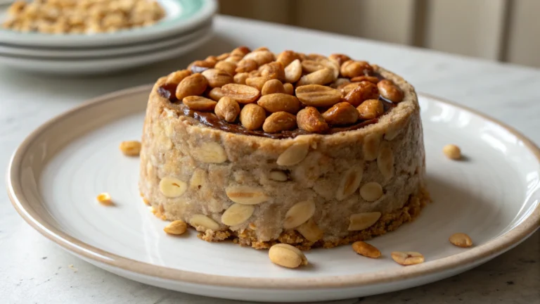 Dessert Étonnant Sans Four ni Œufs, Enveloppé de Cacahuètes Grillées - recette française