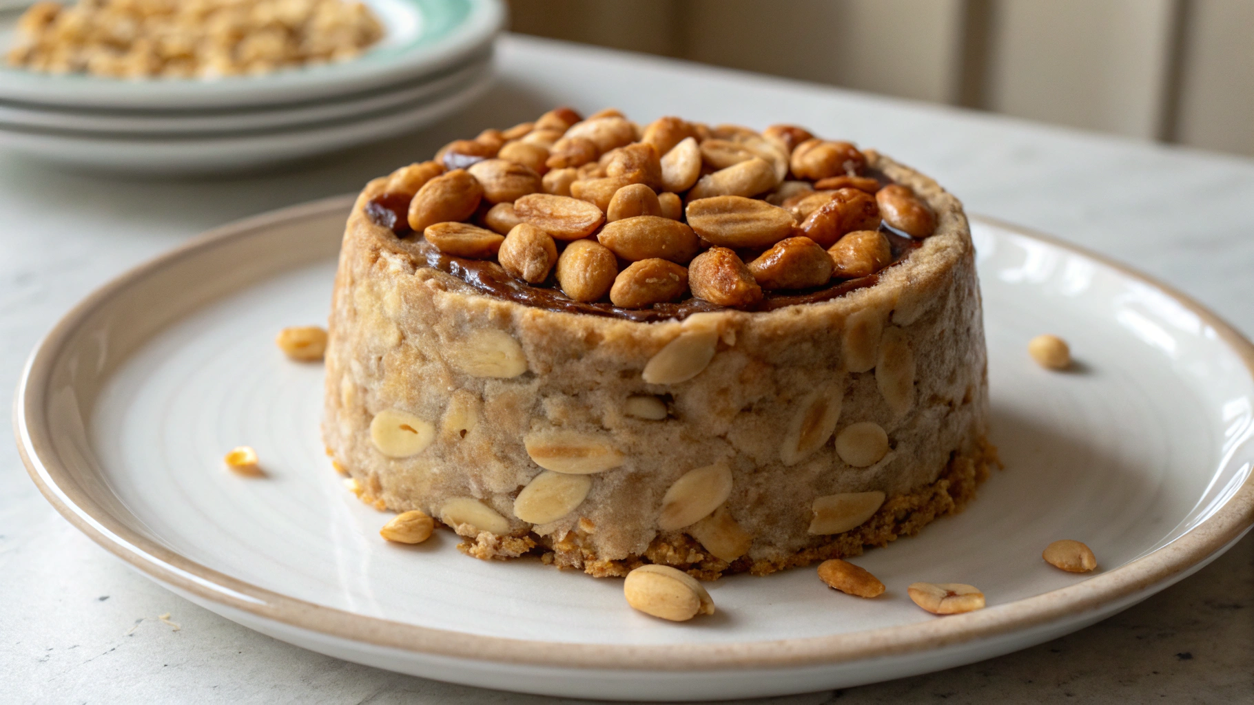 Dessert Étonnant Sans Four ni Œufs, Enveloppé de Cacahuètes Grillées - recette française