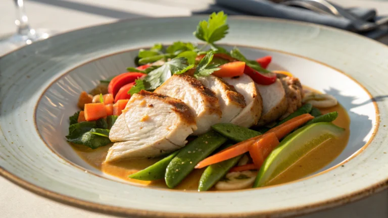 Dîner de Poulet Thaïlandais sur Plaque - recette française