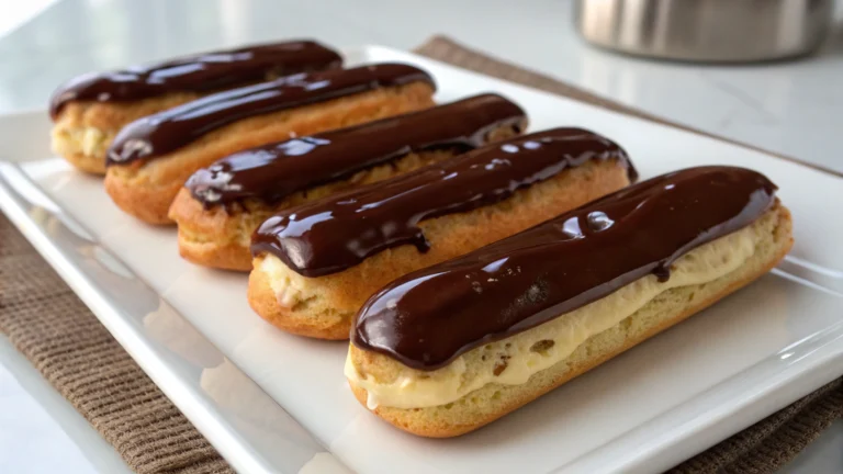 Éclairs Chocolat Praliné Comme en Pâtisserie - recette française