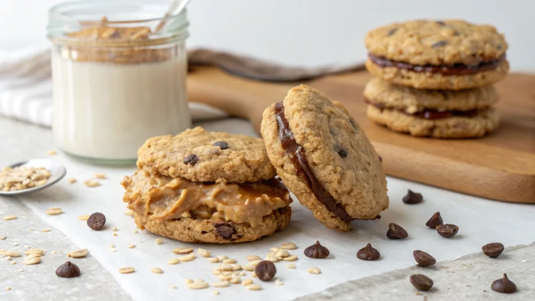 Encas à l’avoine, beurre de cacahuètes et chocolat - recette française