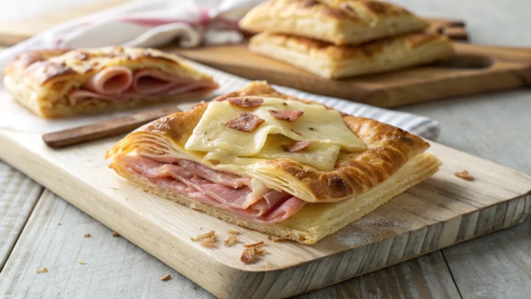 Feuilletés Croustillants au Jambon et Fromage - recette française