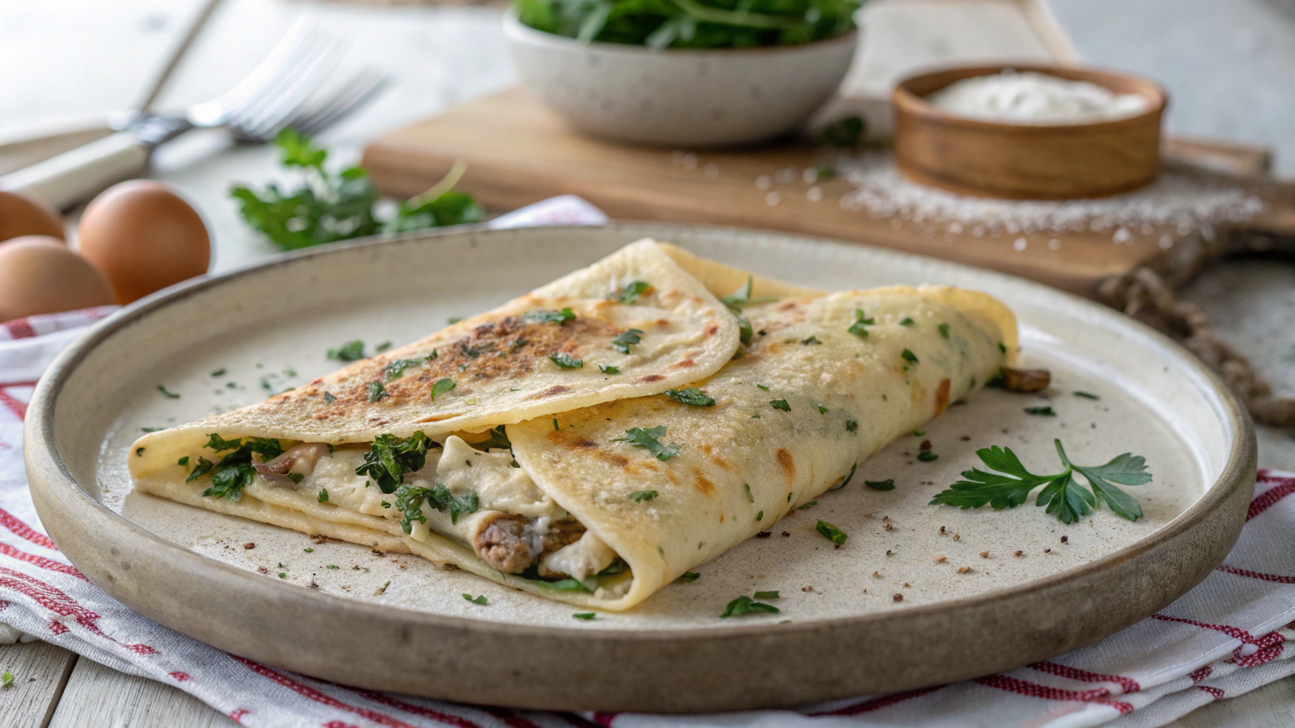 Ficelle Picarde à la Crêpe - instructions de préparation