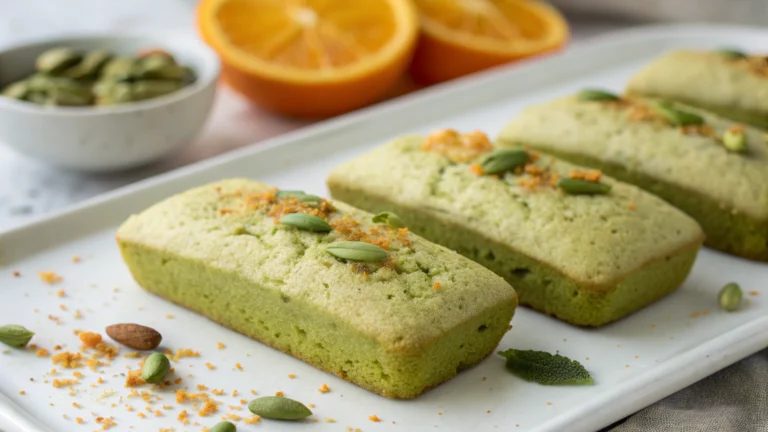 Financiers Pistache & Fleur d’Oranger - recette française