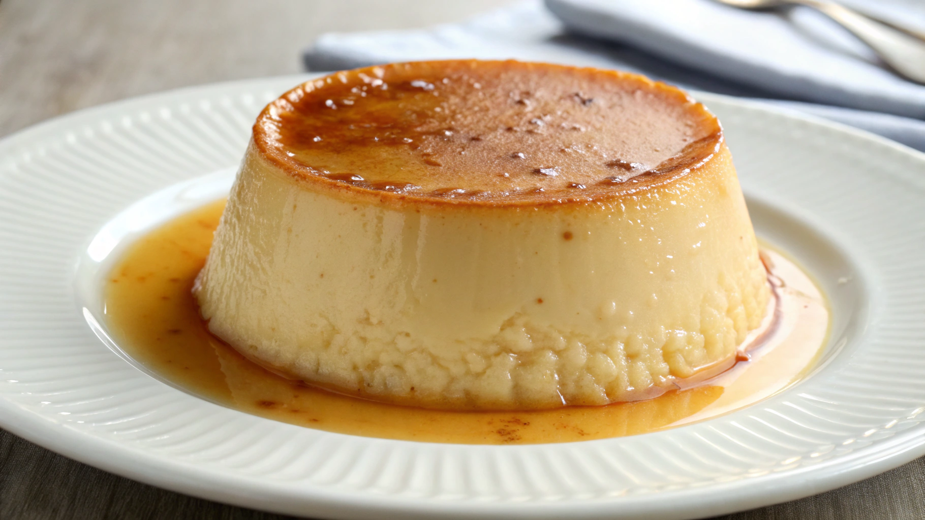 Flan au yaourt maison - recette française