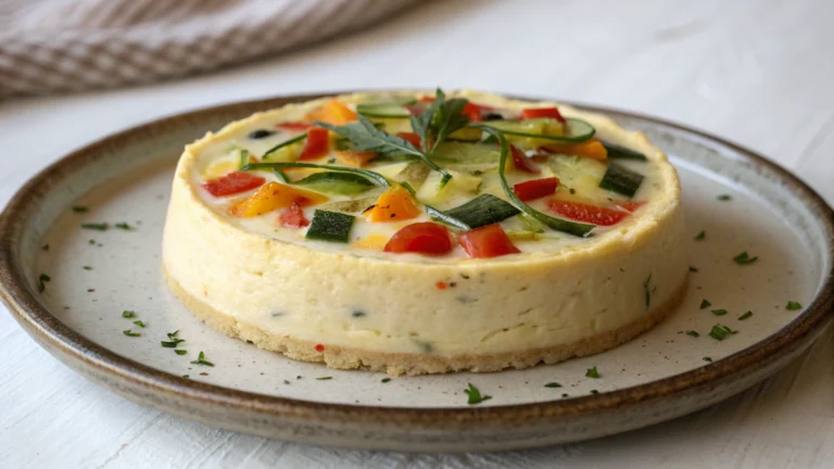 Flan léger aux légumes - recette française