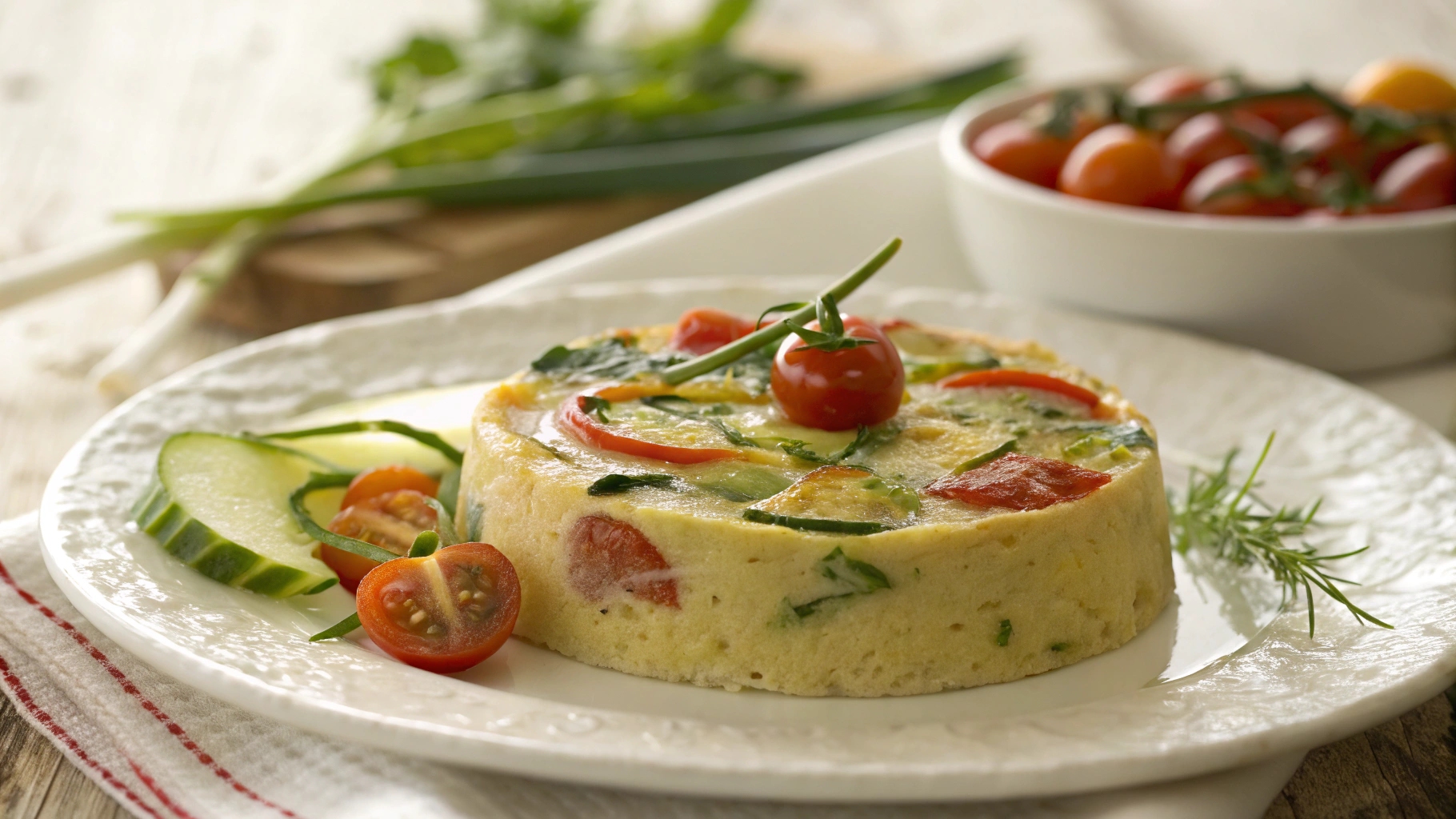Flan léger aux petits légumes du soleil - recette française