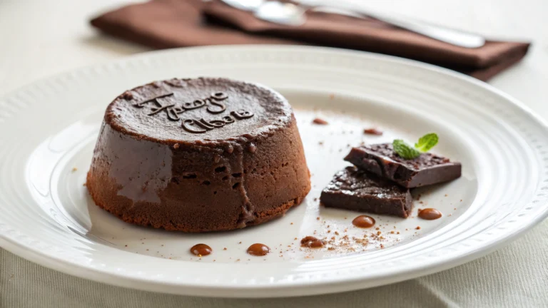 Fondant au Chocolat Léger sans Sucre ni Beurre - recette française