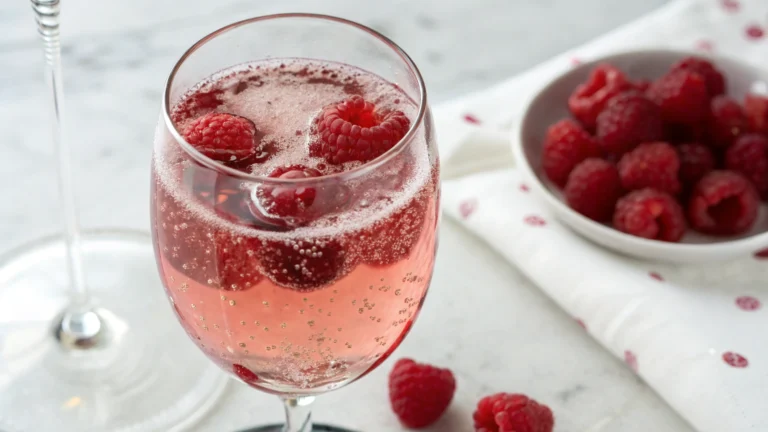 Framboise pétillante - recette française